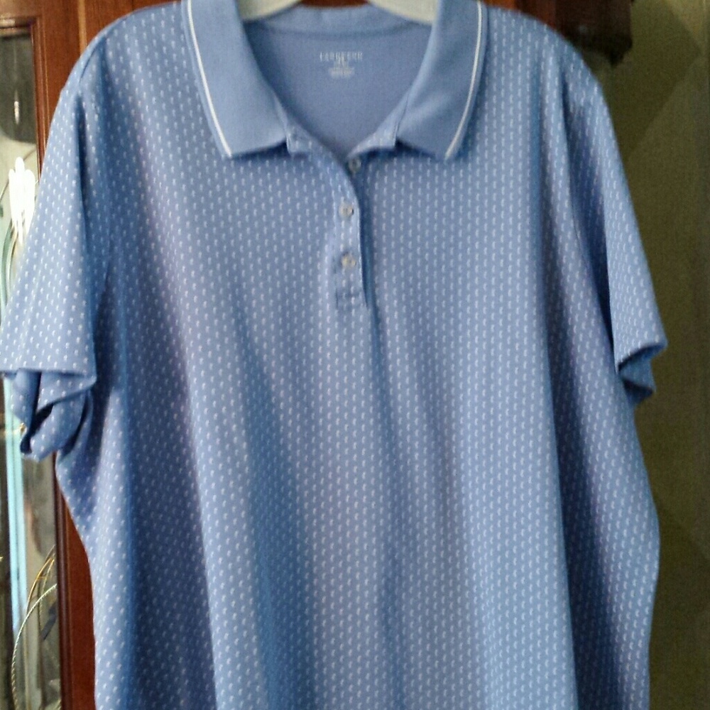 Land's End  Pima cotton polo.